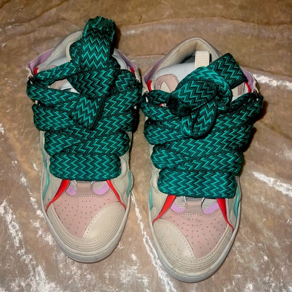 Lanvin Shoes - 𓆉 Lanvin leather curb sneaker 𓆉